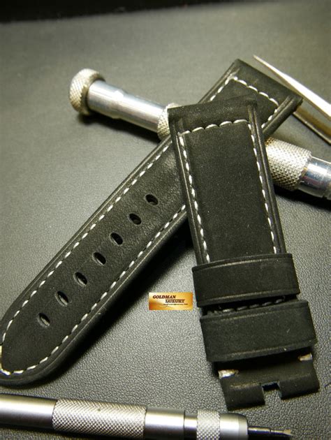 panerai suede strap|panerai watch band sizes.